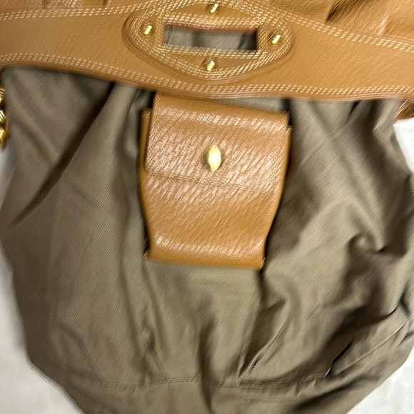Maxx New York Tan Hobo Shoulder Bag with Gold Hardware - Picture 10 of 14